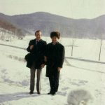 OPCC life member Jim Pringle with King Norodom Sihanouk in North Korea
